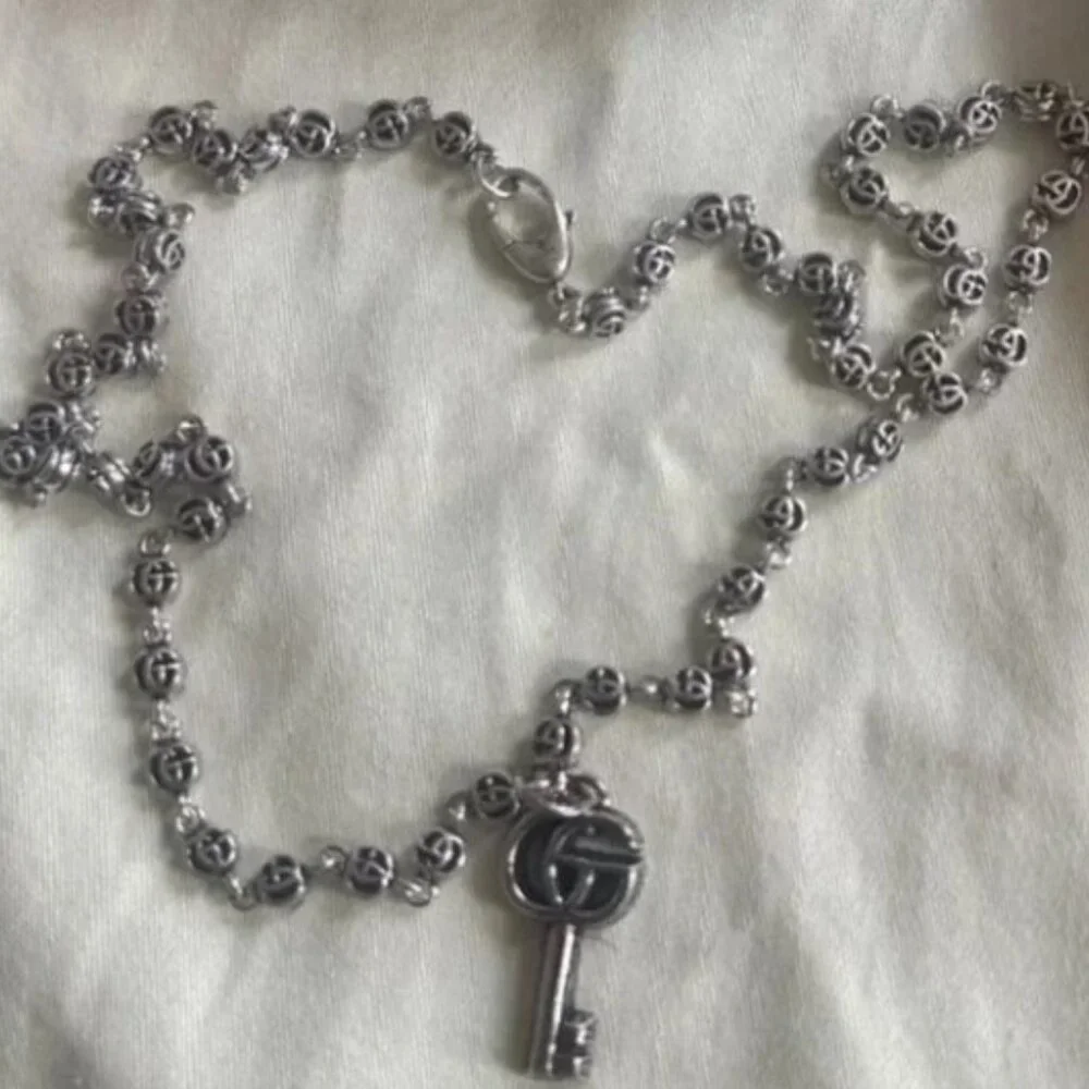 Gucci key pendant GG necklace - Picture 2 of 6